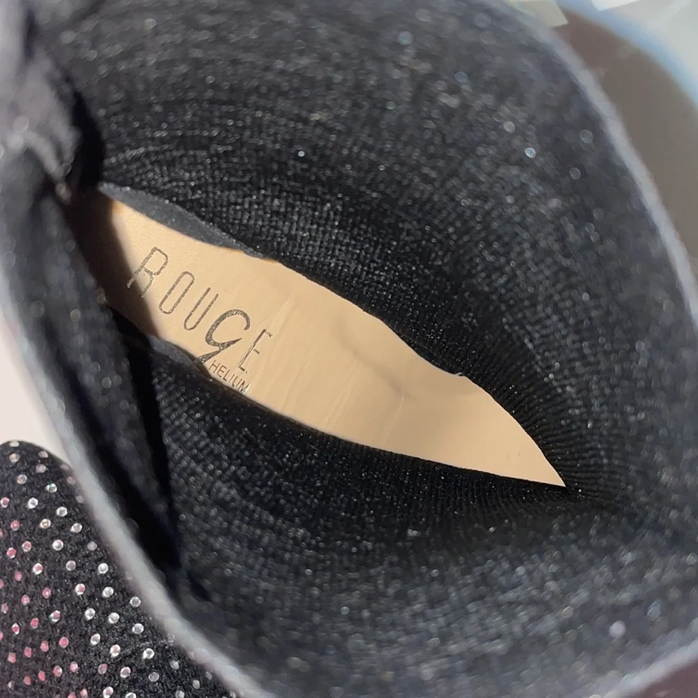 Black Rhinestone Booties - Picture 5 of 5